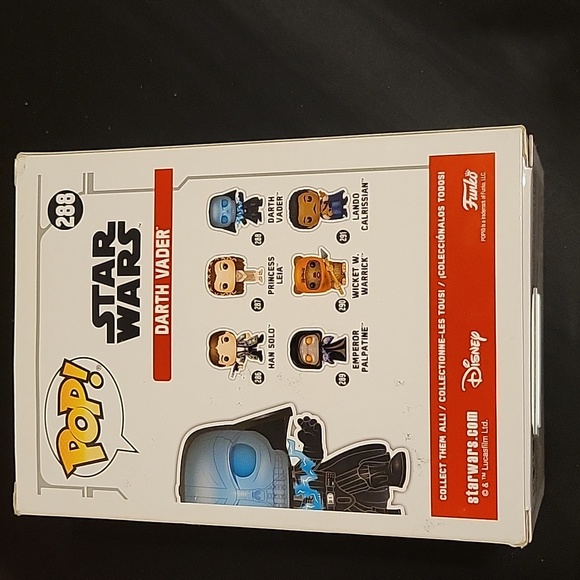 Funko Pop! Star Wars #288 Darth Vader Bobble Head - Picture 2 of 5